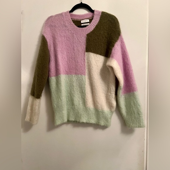 Sandro Colorblock Mohair Sweater - Picture 2 of 5